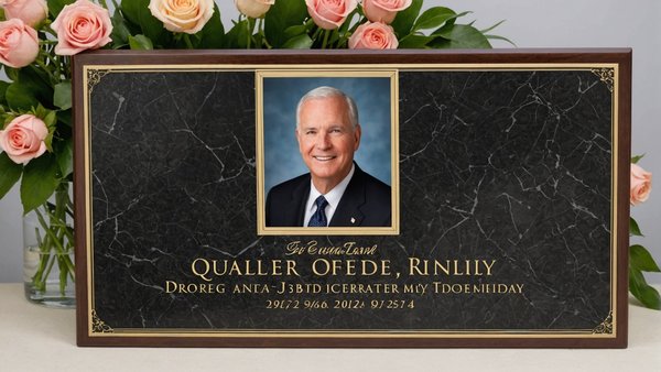 Plaque funéraire personnalisée : qualité et durabilité garanties
